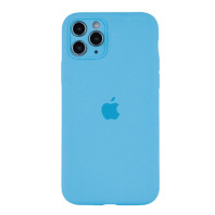 Чехол Silicone Case Full Camera для iPhone 11 Pro Blue